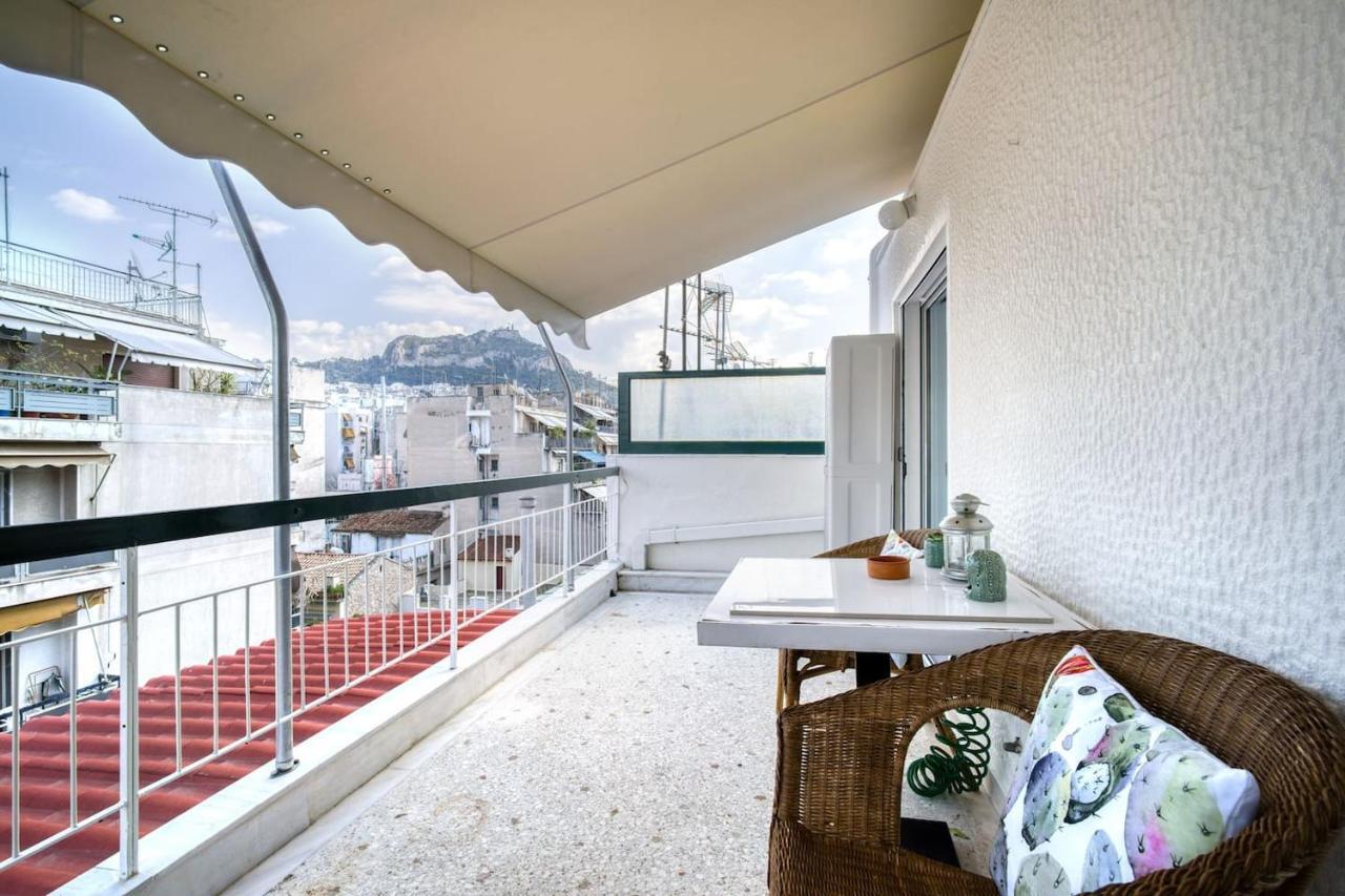 The Cactus Apartment With Large Sunny Balcony Athen Exterior foto